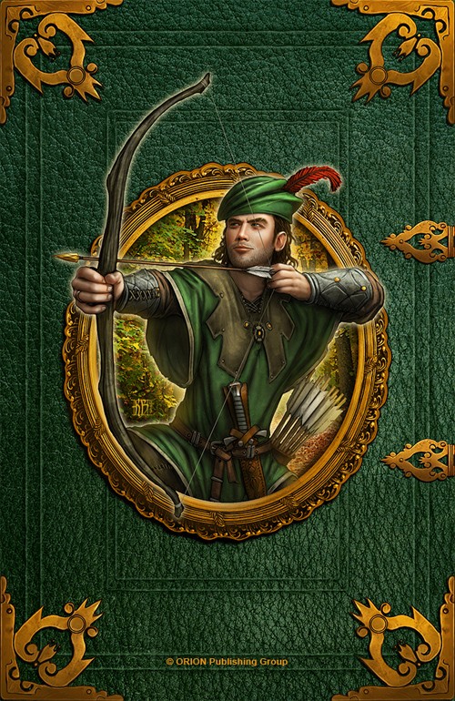 英雄人物插画：罗宾汉(Robin Hood)