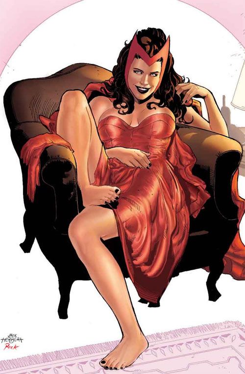 Marvel漫画人物: 红女巫(Scarlet Witch)