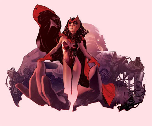 Marvel漫画人物: 红女巫(Scarlet Witch)