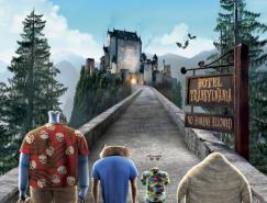 电影海报欣赏：精灵旅社(Hotel Transylvania)