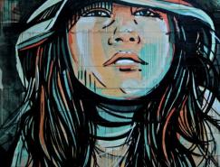 Alice Pasquini街头艺术作品