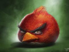 SamSpratt插画作品：愤怒的小鸟