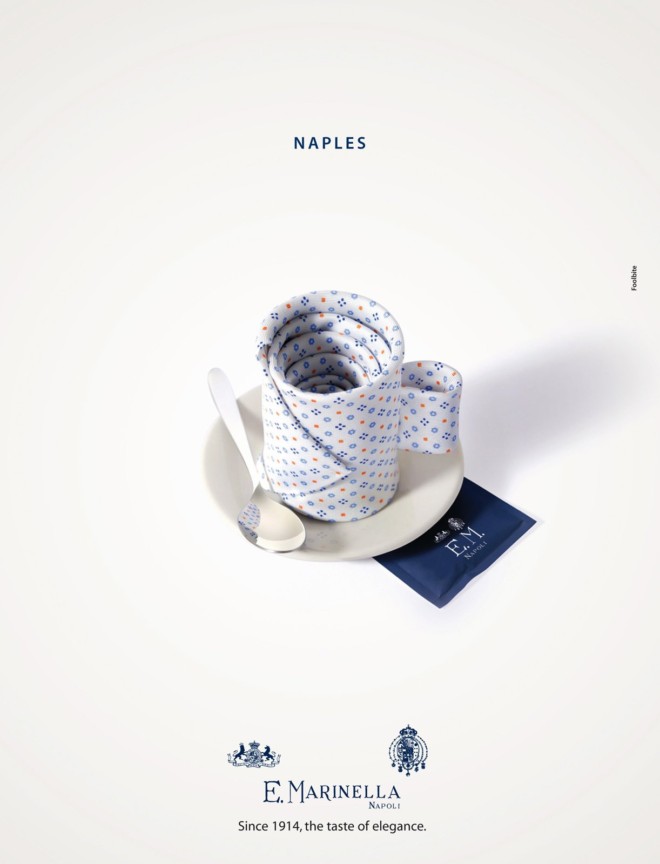 广告欣赏：Marinella领带