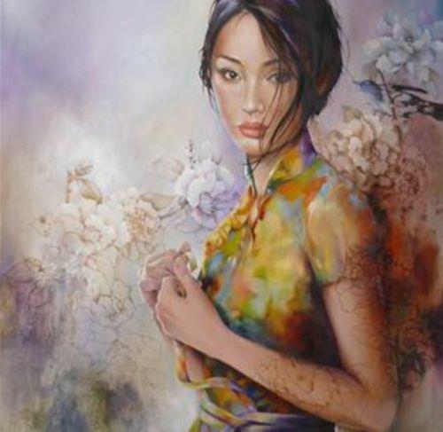 Wendy Ng女性肖像绘画艺术