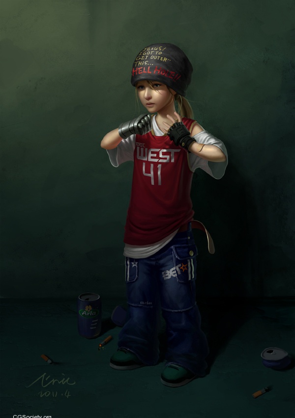 Eric&nbsp;Zen肖像插画欣赏