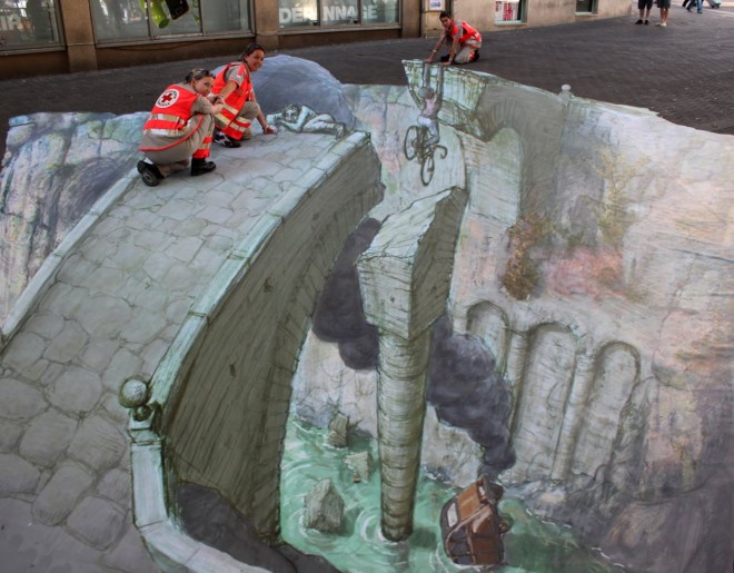 阿根廷艺术家Eduardo Relero街头3D绘画艺术