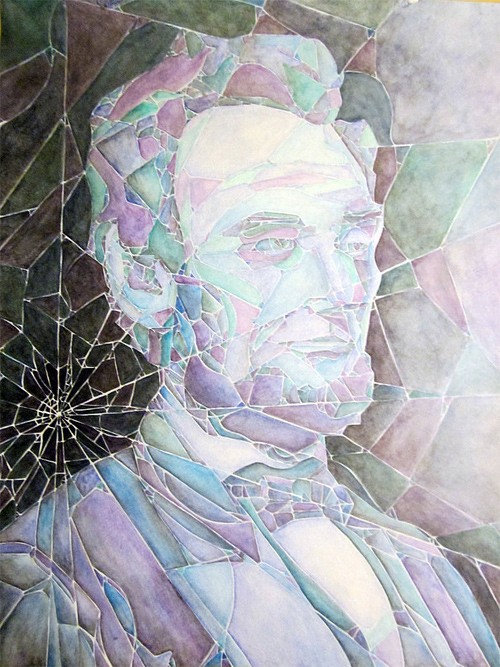 人物肖像插画：美国总统亚伯拉罕·林肯(Abraham Lincoln)