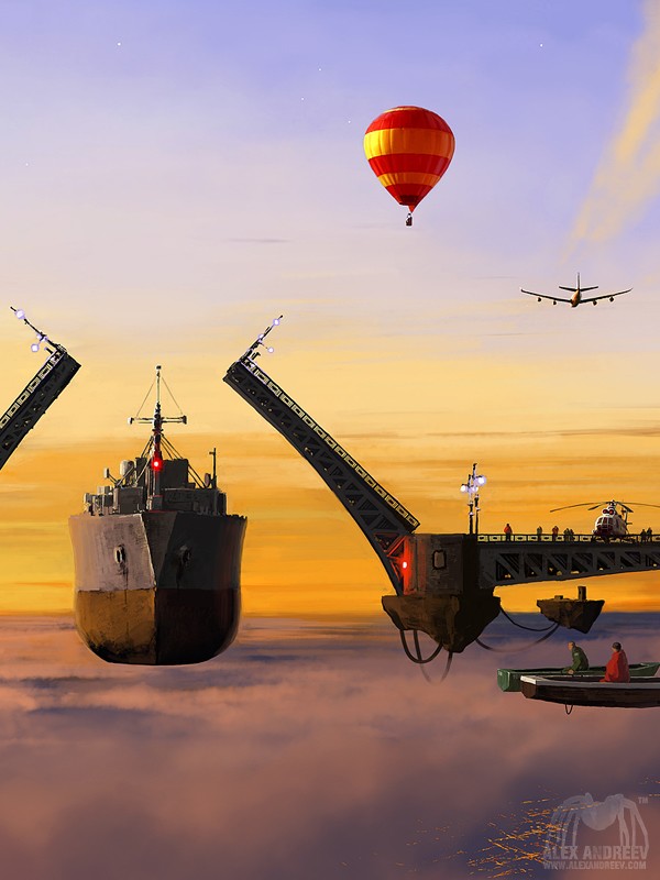 Alex Andreyev超现实主义插画