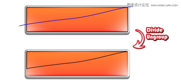 Illustrator使用3D效果制作质感的网页按钮