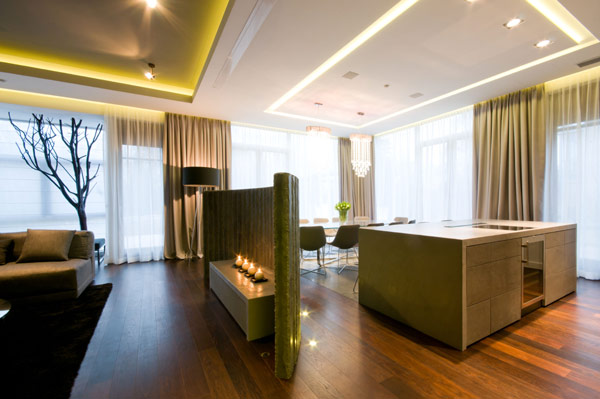 华沙200平米大气简约的现代公寓设计