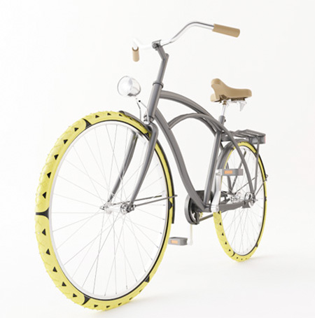 荷兰设计师Cesar Van Rongen：自行车防滑套(Bike Spikes)