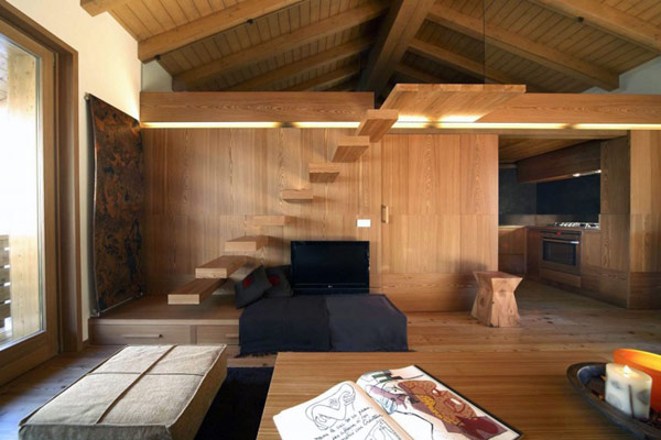 Studio Fanetti: 意大利Campodolcino全木质现代住宅设计