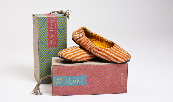 非洲色彩：深厚非洲风情的鞋包装设计