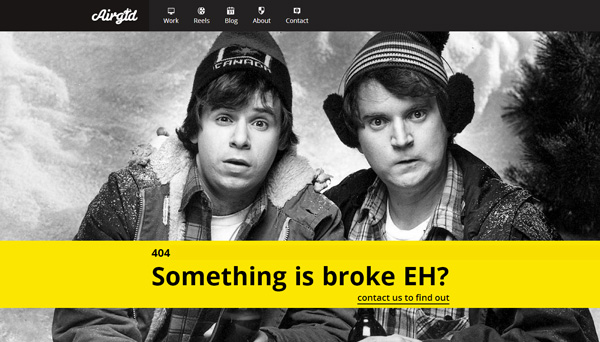 44个国外创意404错误页面设计
