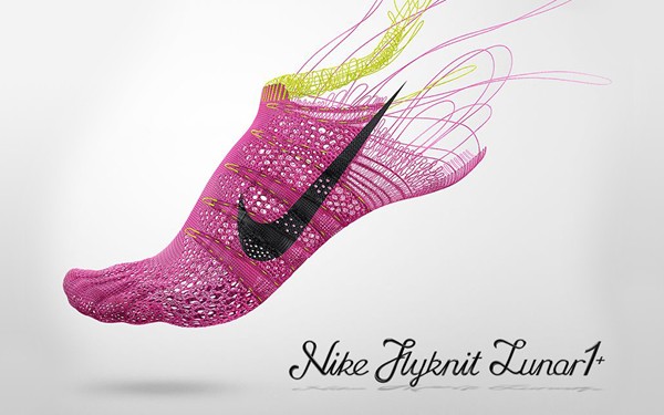 Nike Flyknit Lunar 1运动鞋品牌推广设计