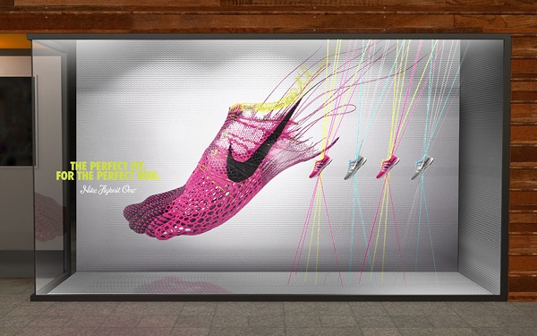 Nike Flyknit Lunar 1运动鞋品牌推广设计