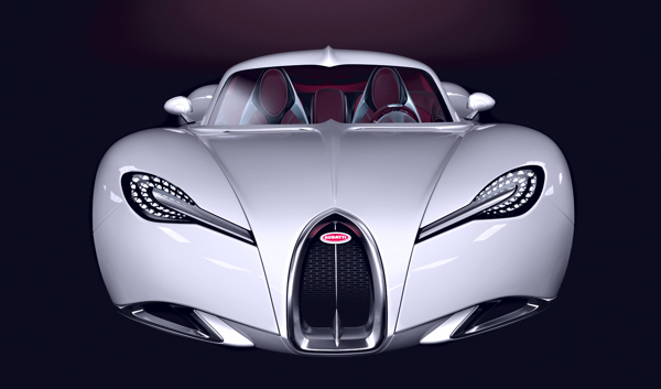 超酷的布加迪Bugatti Gangloff Concept复古概念超级跑车设计