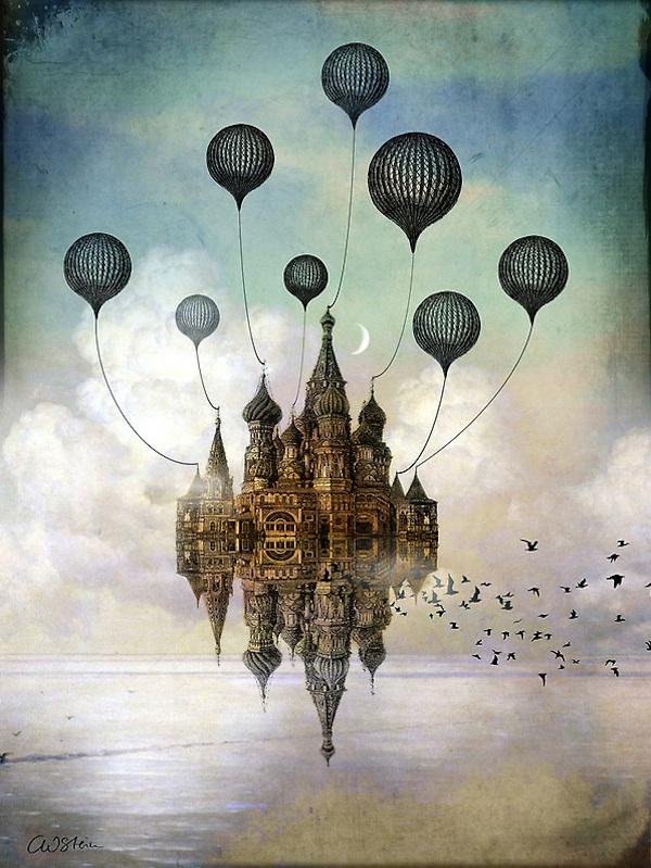 德国艺术家Catrin Welz-Stein超现实主义插画作品