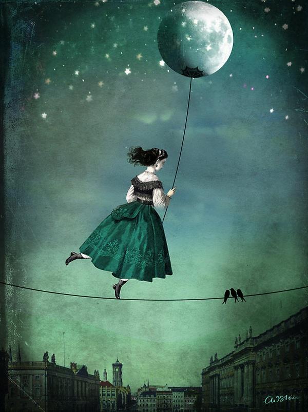 德国艺术家Catrin Welz-Stein超现实主义插画作品