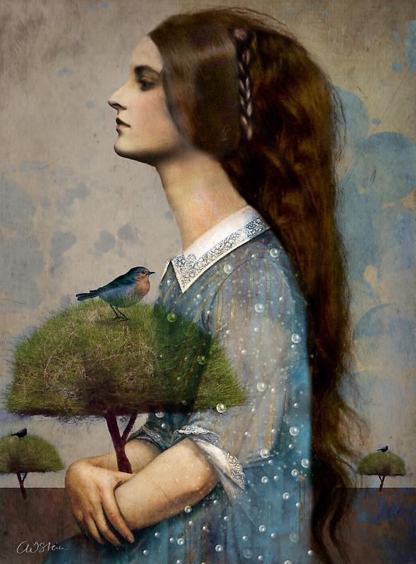 德国艺术家Catrin Welz-Stein超现实主义插画作品