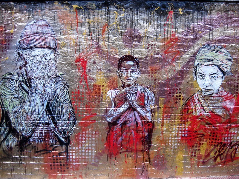 C215伦敦街头涂鸦艺术作品