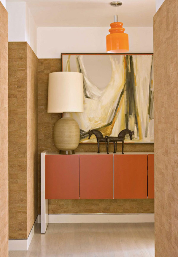 高雅时尚 颜色混搭的室内装饰：Brentwood住宅设计