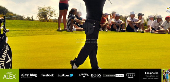 20个简洁时尚的体育网页设计