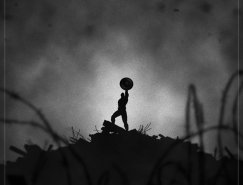 Marko Manev: 超级英雄黑白风格海报设计