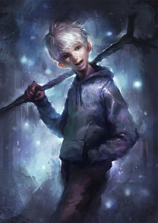 《守护者的崛起》人物插画：雪人(Jack Frost)