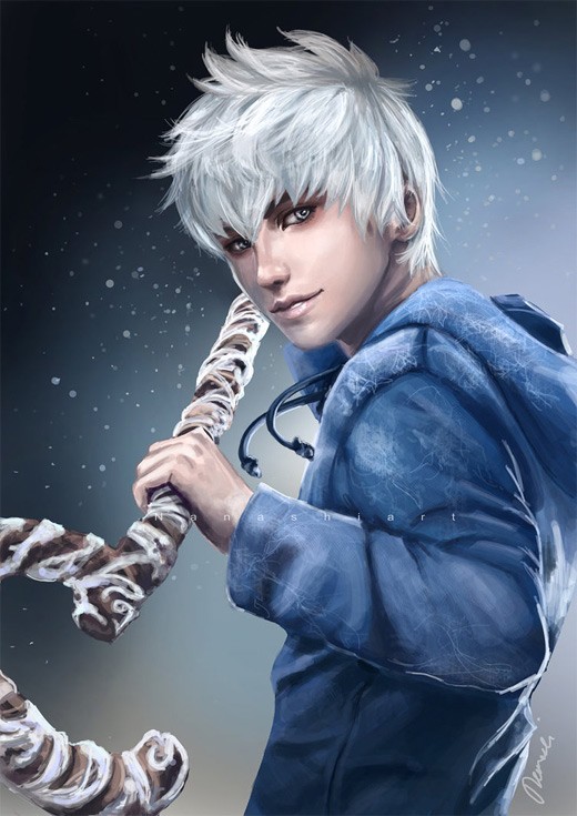 《守护者的崛起》人物插画：雪人(Jack Frost)