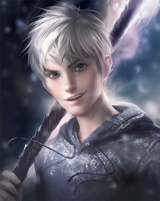 《守护者的崛起》人物插画：雪人(Jack Frost)