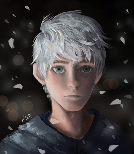 《守护者的崛起》人物插画：雪人(Jack Frost)