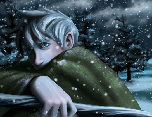 《守护者的崛起》人物插画：雪人(Jack Frost)