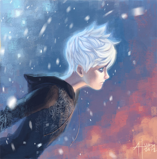 《守护者的崛起》人物插画：雪人(Jack Frost)