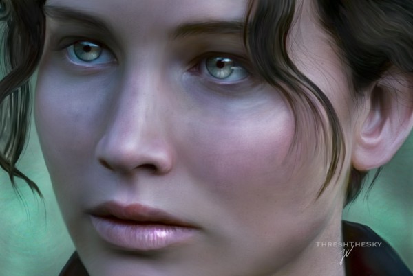  Fan Art插画欣赏：奥斯卡影后詹妮弗·劳伦斯(Jennifer Lawrence)