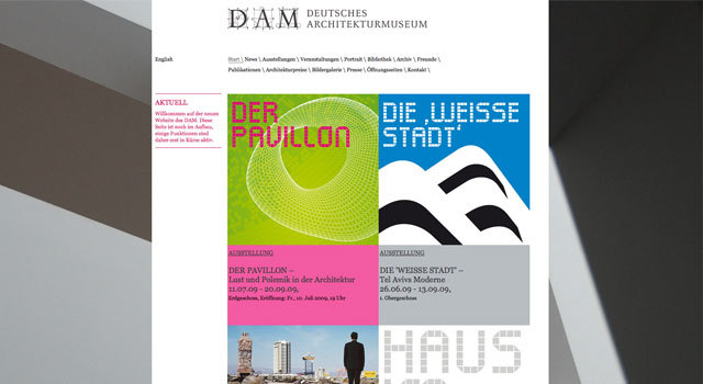 德国建筑博物馆品牌平面推广设计