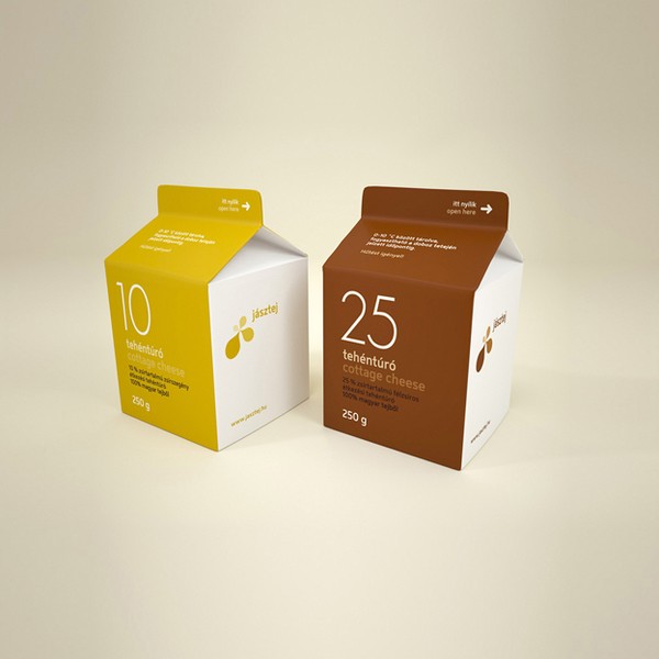 匈牙利乳品品牌Jasztej概念包装设计