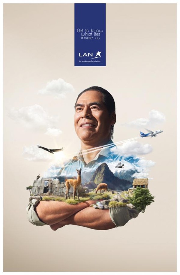 广告欣赏：智利LAN航空公司