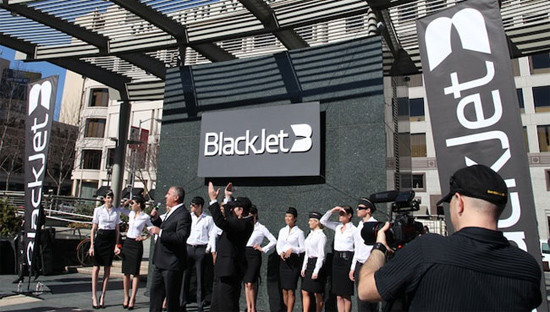 BlackJet航空公司品牌形象设计