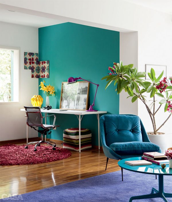 生活的色彩：圣保罗65平方米现代小公寓设计