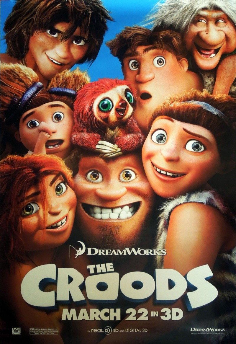 电影海报欣赏：疯狂原始人 The Croods