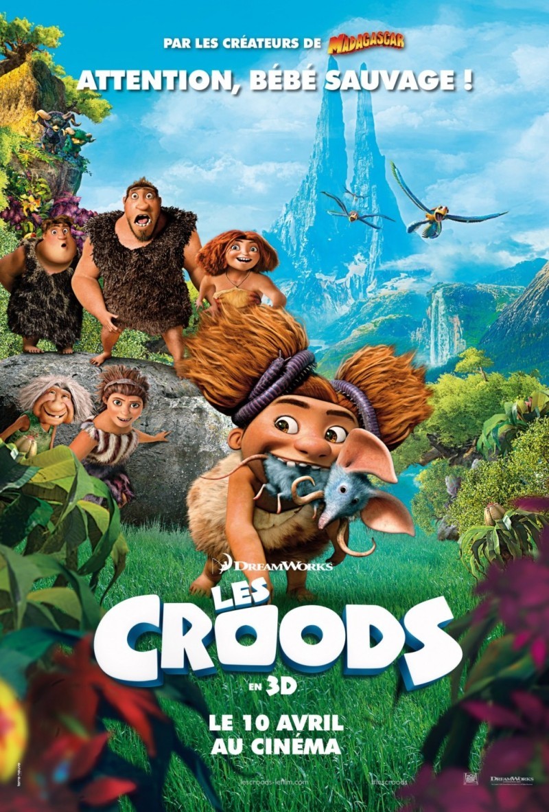 电影海报欣赏：疯狂原始人 The Croods