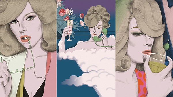 Jeanne Detallante时尚杂志插画设计