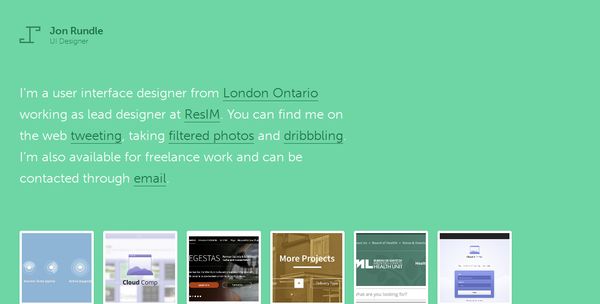 35个创意单页面网站设计