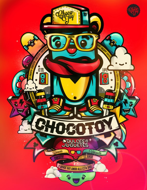 Chocotoy创意炫丽插画欣赏