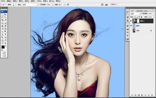 PS抠图教程：Photoshop抠出人物飘洒发丝