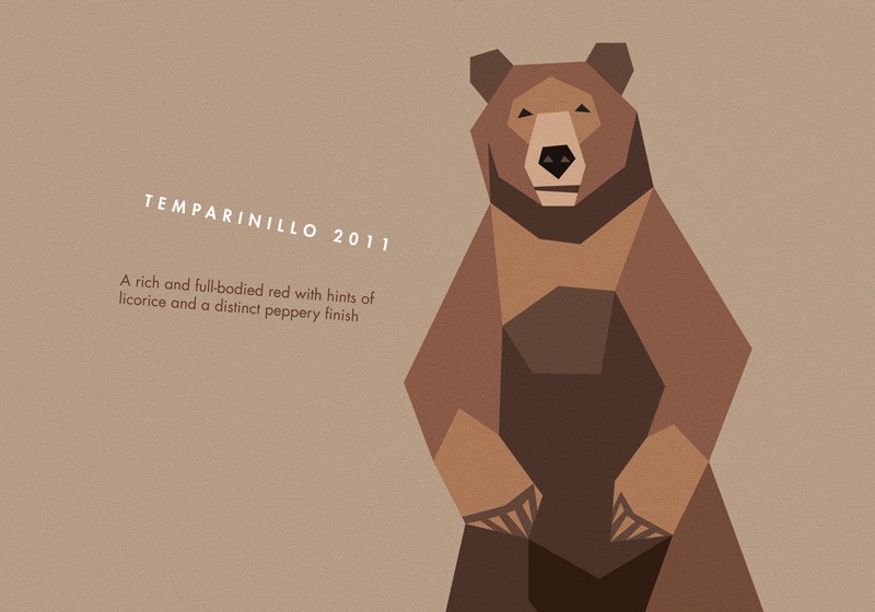 品牌设计欣赏：Rhino Tiger Bear红酒