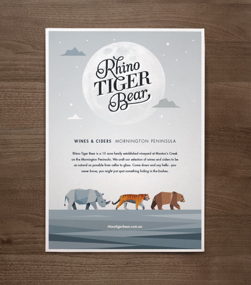 品牌设计欣赏：Rhino Tiger Bear红酒
