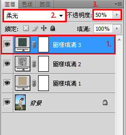 利用Photoshop图案工具加强照片效果