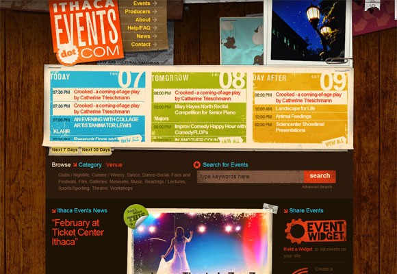 25个国外活动类主题网页设计